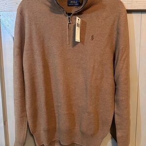 Polo Ralph Lauren Men’s Classy Quarter Zip Sweater Brand New Size Small